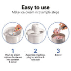 Hamilton Beach White 4 qt Ice Cream Maker 15.3 in. H X 12.5 in. W X 11.1 in. L, Pack of 2